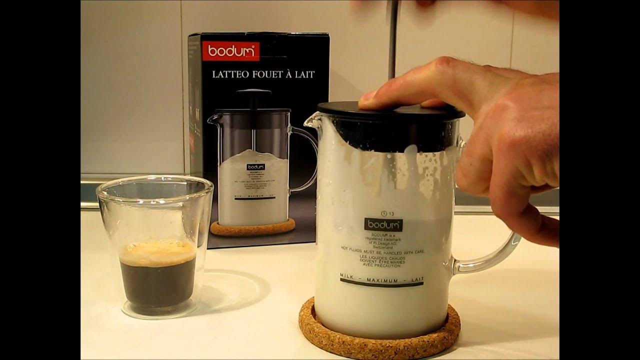 Cómo usar el batidor de leche Latteo de Bodum 