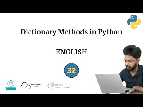32.Dictionary Methods in Python | English