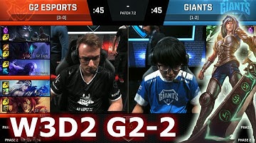 GIANTS vs G2 eSports | Game 2 S7 EU LCS Spring 2017 Week 3 Day 2 | GIA vs G2 G2 W3D2