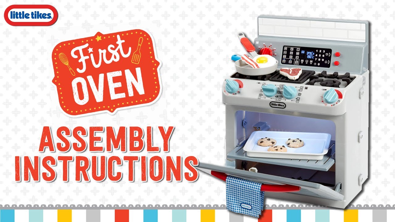 Little Tikes First Oven Realistic Pretend Play Appliance for Kids, Play  Kitchen with 11 Accessories and Realistic Cooking Sounds, Unique Toy  Multi-Color, Ages 2+