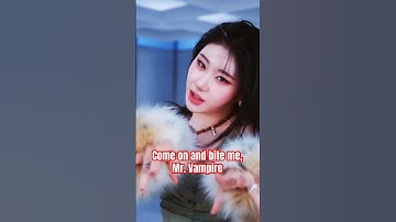 ITZY - MR.VAMPIRE PT.2 #shorts #itzy #yeji #ryujin #chaeryeong #yuna #kpop #english #lyrics #midzy