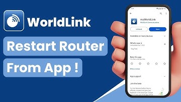 How to Restart Router from myWorldLink App