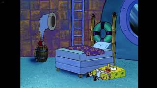 Spongebob forgets how to go to bed.
