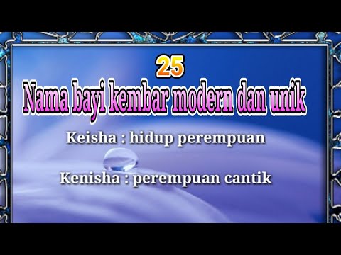 Video: Apa Nama Untuk Memberi Kembar