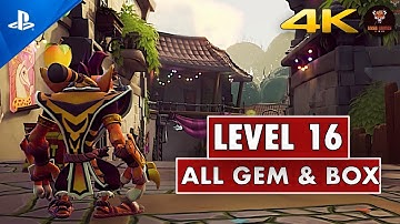 PS5 Crash Bandicoot 4 - All Boxes, Hidden Gem & Yellow Gem Level 16 RUN IT BAYOU AMAZING