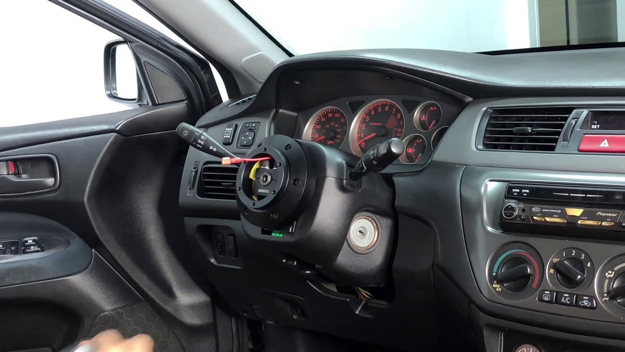 How To Install Aftermarket Steering Wheel On A Evo 8