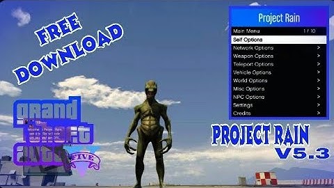 [GTA5/PS3] Project Rain V5.3 SPRX Mod Menu | [CFW/HEN] NPUB/NPEB | + DOWNLOAD