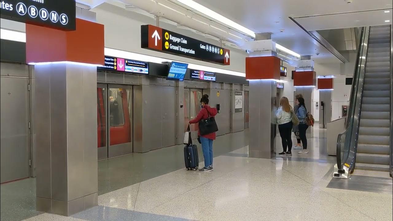 SeaTac Subway arriving at C gates station. YouTube