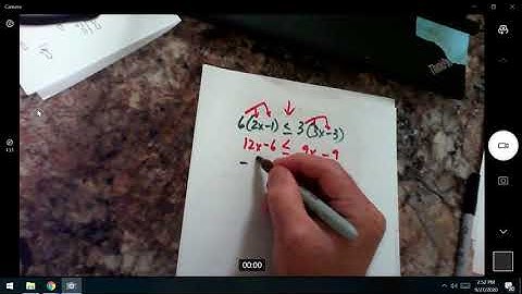 Math 098 In Class Lecture #10 Video 3 More Inequality Problems