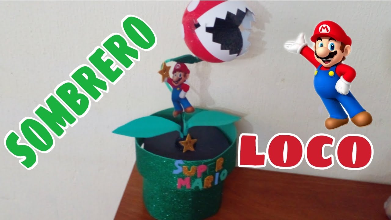 foami sombrero loco de mario bros