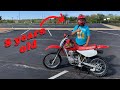 Honda XR80r - Kid's first time using a clutch dirt bike! Mp3 Song