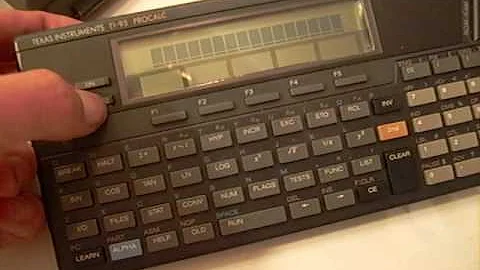 Vintage 1986 TI-95 ProCalc