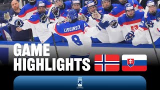 Highlights: Norway vs Slovakia | 2024 #U18MensWorlds