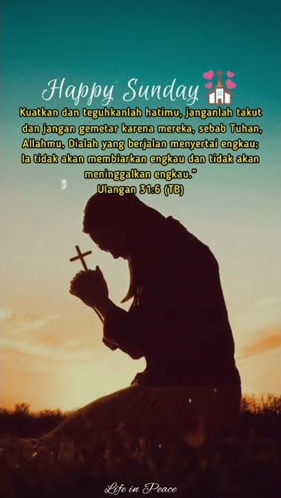 Story Wa Rohani Selamat Hari Minggu 💒 // Status Wa Rohani Kristen pagi hari Minggu, 13 Februari 2022