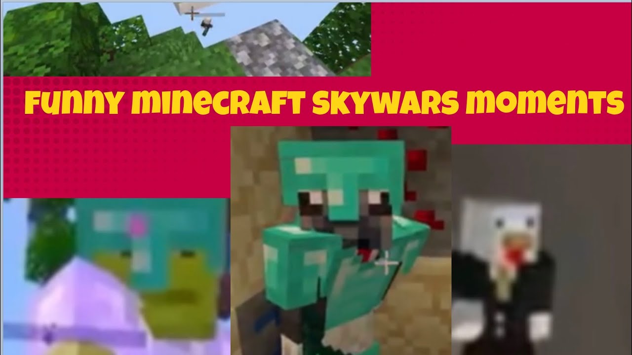 Minecraft skywars funny moments - YouTube