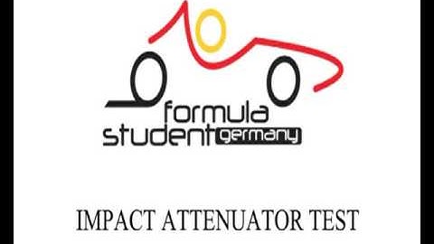 Formula Student MADI - Impact Attenuator test
