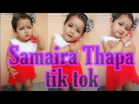 Kati maya garchu timilai nepali song  Samaira thapa tik tok whatsapp status dance expressions 