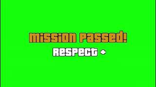 Mission passed-green screen Gta sa