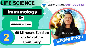 60 Minutes Session on Adaptive Immunity | Immunology | Target CSIR-UGC NET 2020/2021 | Surbhi singh