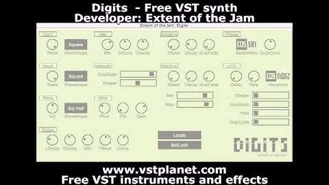 Digits - Free VST synth - vstplanet.com
