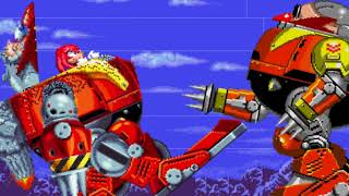 [Sprite Animation] Death Egg Robot Battle & KNUCKLES