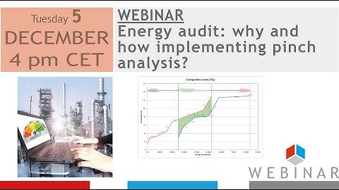 Webinar:  Energy audit  why and how implementing pinch analysis?