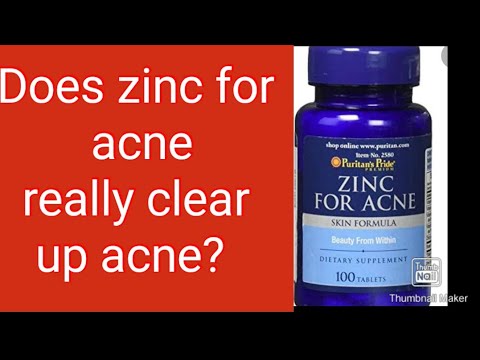 Video: Zink Til Acne: Cystisk, Ar, OTC-produkter Og Mere