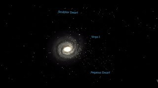 Дева I (Virgo I) - самая тусклая галактика-спутник Млечного Пути