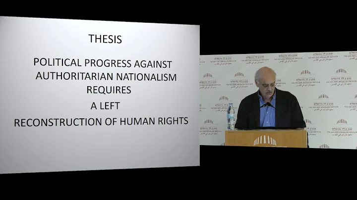 Problems of Progress: Human Rights and the Rights Character of the Human | Prof. Jay M. Bernstein