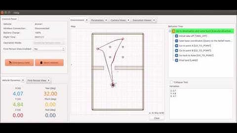 Create and execute a behavior tree - Aerostack 2.0 tutorials