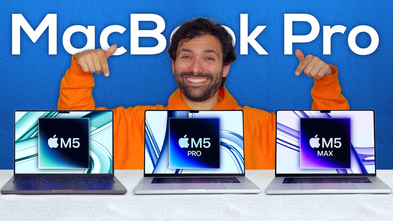 MacBook Pro M5 vs M5 Pro vs M5 Max 🆚 Los PRO de 2026 - YouTube