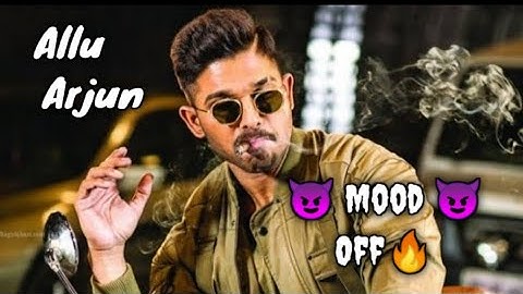 Allu Arjun Attitude Status | Allu arjun angry mood status || hearts touching status || Boys attitude