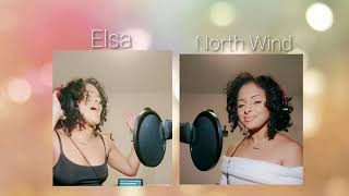 "Into the Unknown" BOTH PARTS!!! Elsa and North Wind