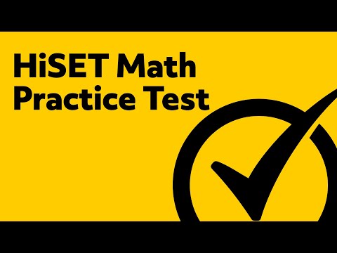 Video: Mahirap ba ang HiSET math test?