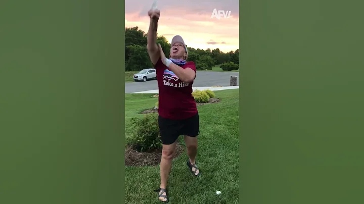 I mean, she DID catch it 😂 #afv #shorts #fail