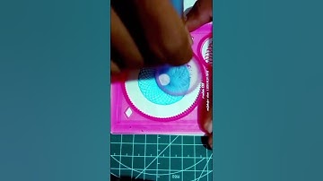 Simple Spirograph Drawing Making At Home 🥳💝 #art #drawing #artandcraft #geometryart #viralreels