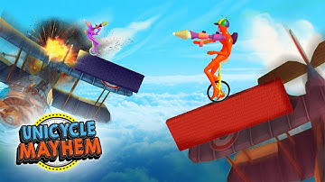Unicycle Mayhem - 2 Player Balance Battle