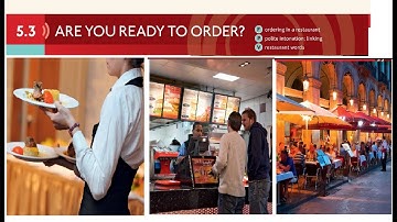 ARE YOU READY TO ORDER ? |Unit 5 | 5.3 ARE YOU READY TO ORDER ? | FOOD| english| Speakout Elementary