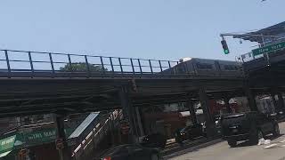 Long Island Railroad M3 Passenger Train New York Avenue Nostrand Avenue 