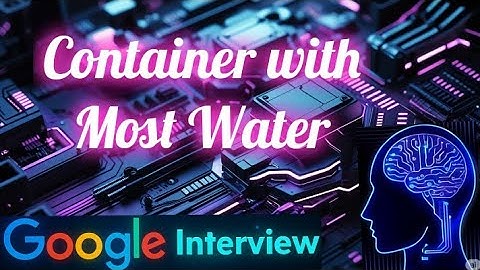 Container with most Water #ai #amazon