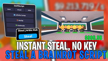 *INSTANT STEAL* Steal a Brainrot Script GUI Pastebin | FLY NOCLIP BASE TIMER INFINITI JUMP *NO KEY*
