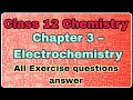 Class 12 Chemistry Chapter 3 – Electrochemistry 🎶✔️