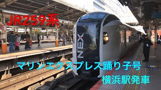 JRE259系 マリンライナー踊り子号 横浜駅発車