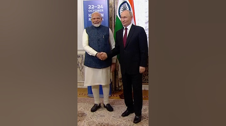 Russia's Putin Meets India's Modi in Russia for BRICS Summit