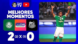 Thumbnail for VERDÃO TRICAMPEÃO! | PALMEIRAS 2 X 0 SANTOS | MELHORES MOMENTOS | FINAL | PAULISTÃO 2024