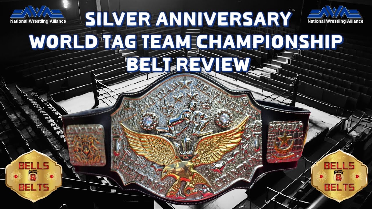 And NEW! Silver Anniversary Tag Team Belt #NWA #Wrestling #Classic