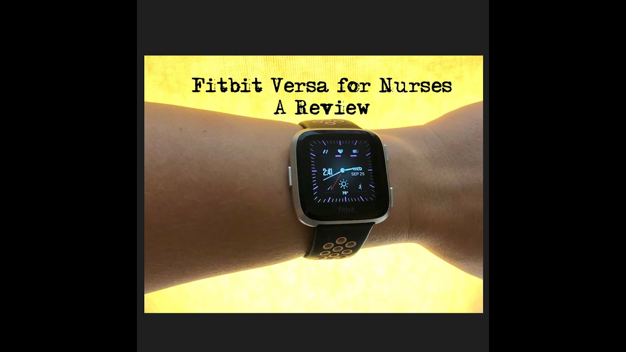 fitbit versa for nurses