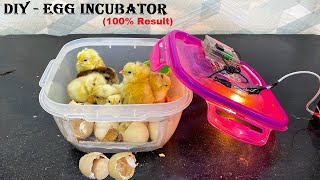 How to make Mini Egg Incubator at Home - Hatch chicks