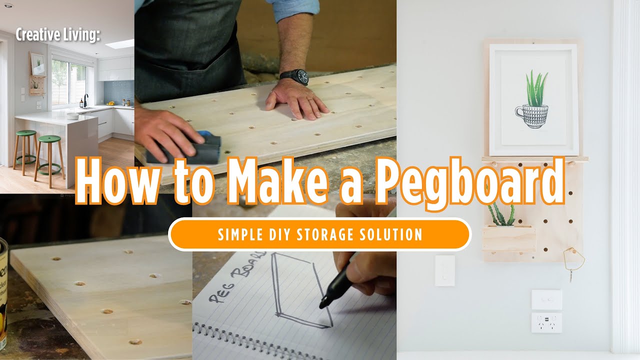 How to Make a Pegboard | Simple DIY Storage Solution