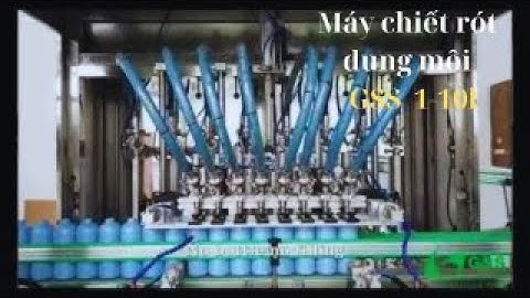 Máy chiết rót chất lỏng động cơ servo 0-10L | GSS® 0-2500L thông minh#maychietrotchatlongnhà chế tạo